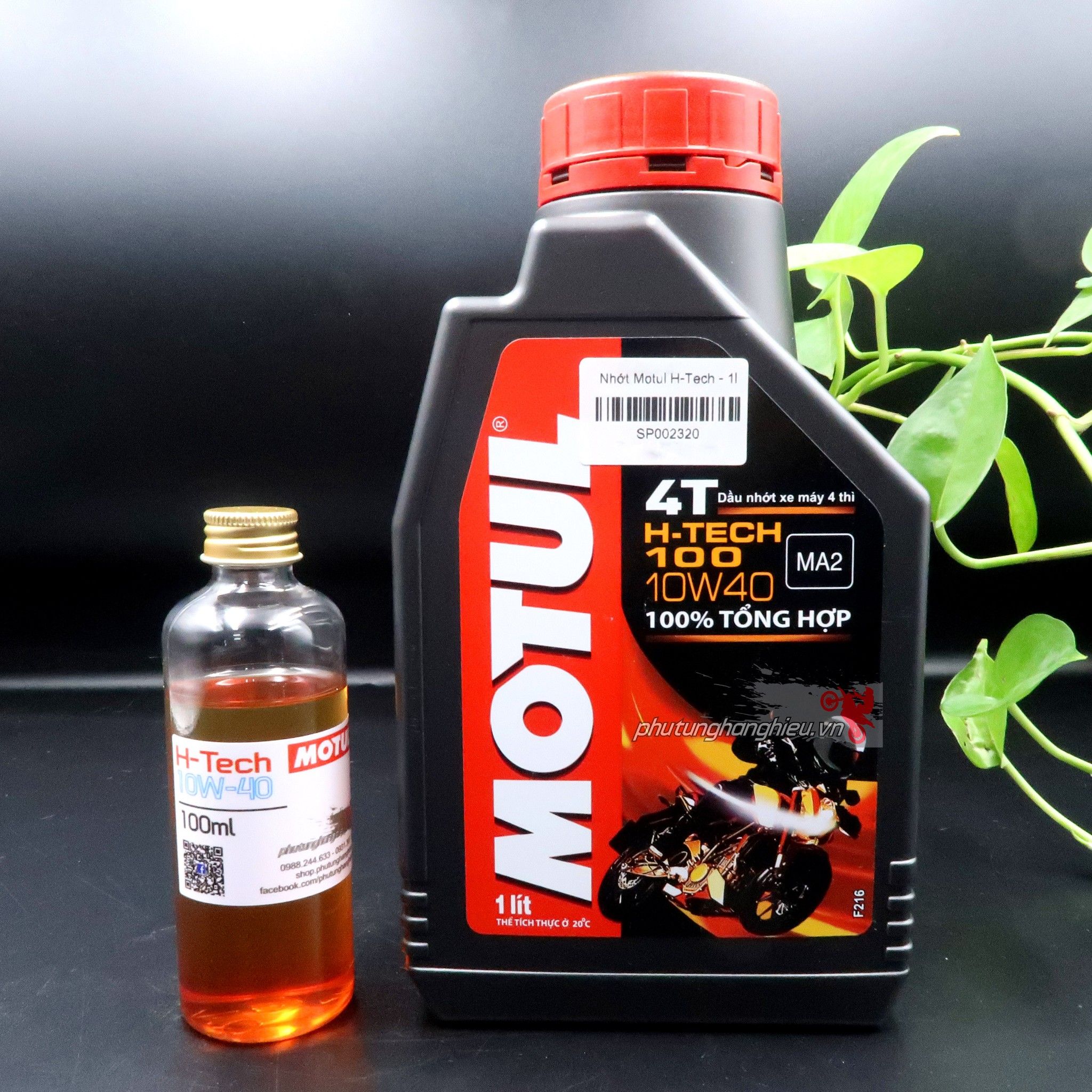 Nhớt Motul H-Tech 100 4T 10W40 - 100% Synthetic 1L/1L1/1L3