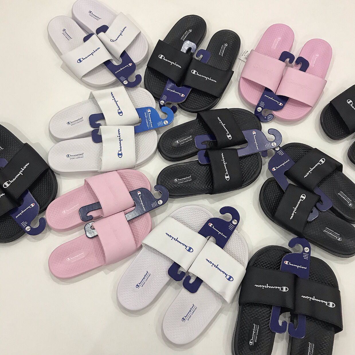 DÉP CHAMPION CHÍNH HÃNG SPORT COMFORT SLIDES P100191