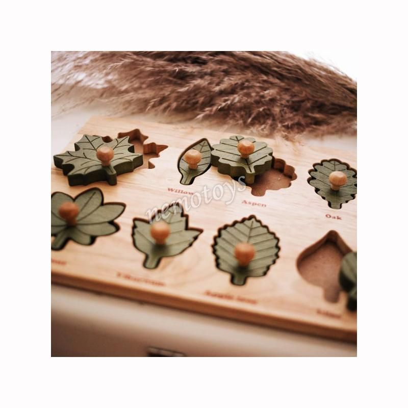 Đồ chơi gỗ xuất khẩu - Ghép hình lá