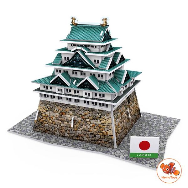  Mô hình giấy 3D CubicFun - Kiến trúc Đền truyền thống Nhật Bản - Nagota Castle - W3152h 