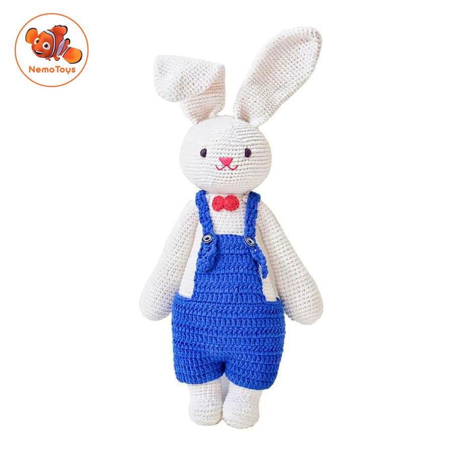 Thú Len Handmade -Jason Thỏ Ngọc Trai