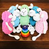  BÉ CỪU SẮC MÀU - 30CM - Thú bông bằng len handmade, Thú len nhồi bông Amigurumi, Búp bê len handmade cao cấp NemoToys 