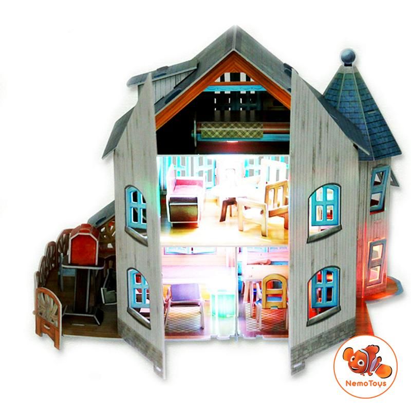  Mô hình giấy 3D CubicFun - Biệt thự Rural Villa - P635h 