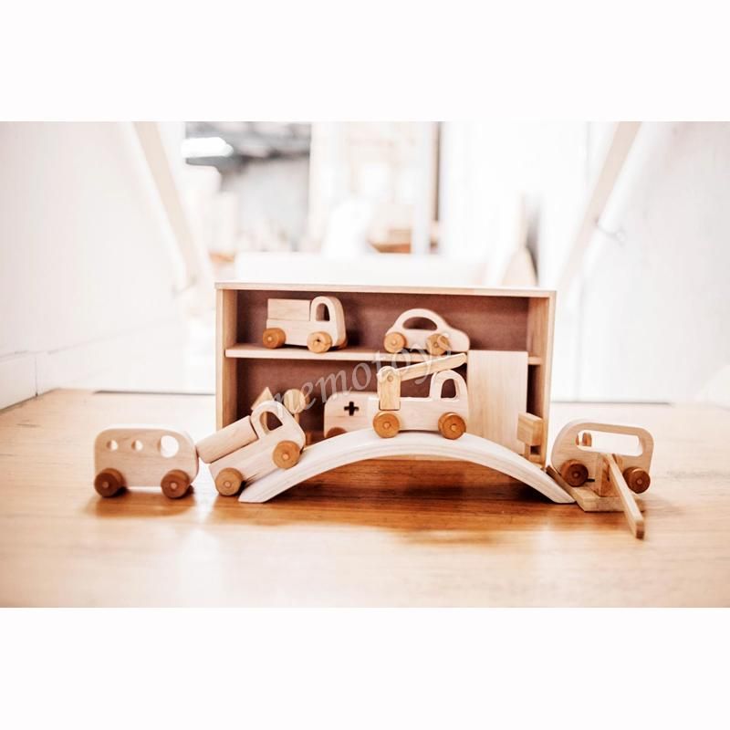 Đồ chơi gỗ xuất khẩu - Bộ xe 7 chiếc