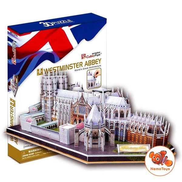  Mô hình giấy 3D CubicFun - Tu viện Westminster - Anh (MC121h) 