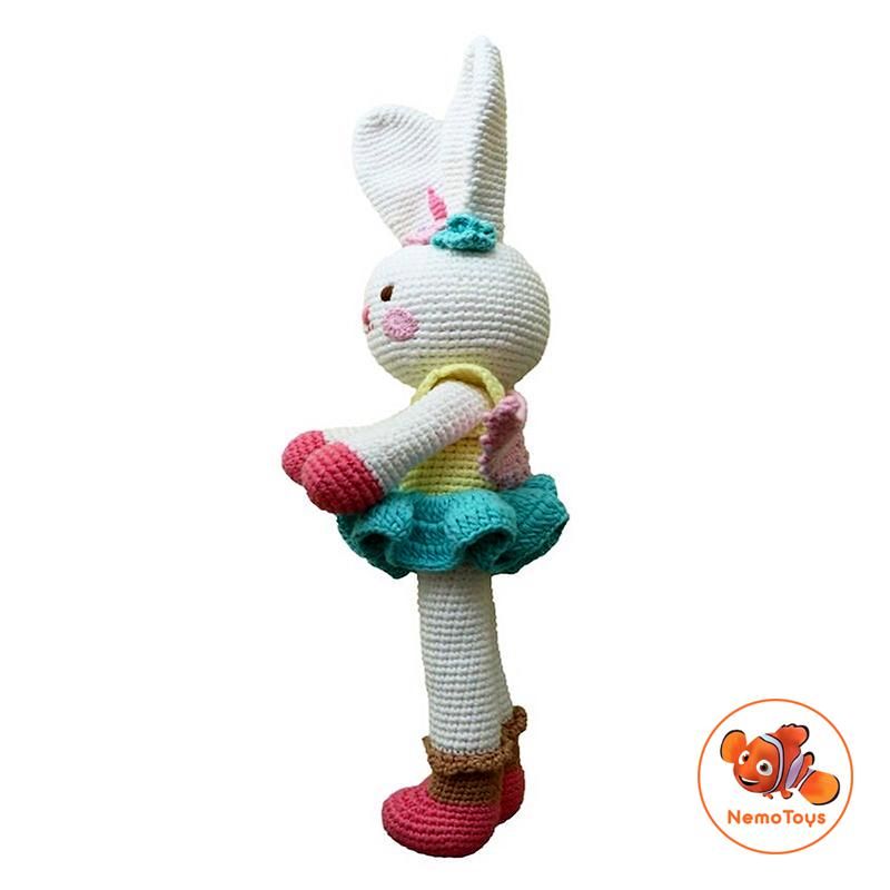 Thú len Handmade - Thỏ Tình Yêu