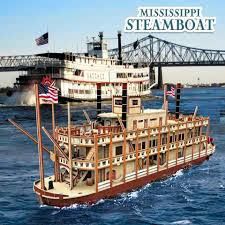 Đồ chơi Cubic Fun - Xếp hình 3D - Mississippi Steamboat T4026H