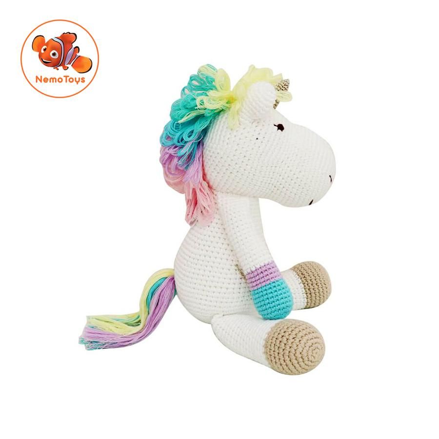  Unicorn Kỳ Lân Nhỏ - Thú len Handmade 