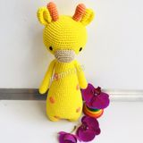  HƯƠU CAO CỔ CHÂN LÙN ( 40CM ) -Thú bông bằng len handmade, Thú len nhồi bông Amigurumi, Búp bê len handmade cao cấp NemoToys 