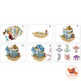  Mô hình giấy 3D CubicFun - Biệt thự Rural Villa - P635h 