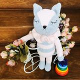  MÈO QUÝ TỘC - 35CM - Thú bông bằng len handmade, Thú len nhồi bông Amigurumi, Búp bê len handmade cao cấp NemoToys 