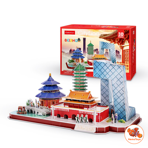  Mô hình giấy 3D CubicFun - City Line Bắc Kinh - MC264h 