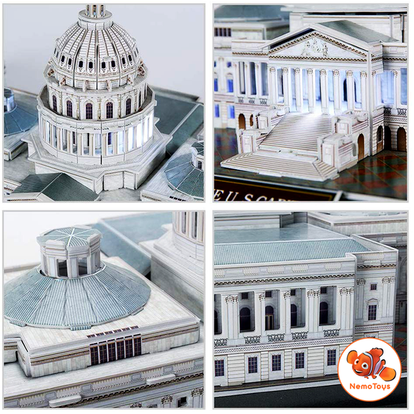  Mô hình giấy 3D CubicFun - Thượng viện Hoa Kỳ -The Capitol Hill (MC074h) 