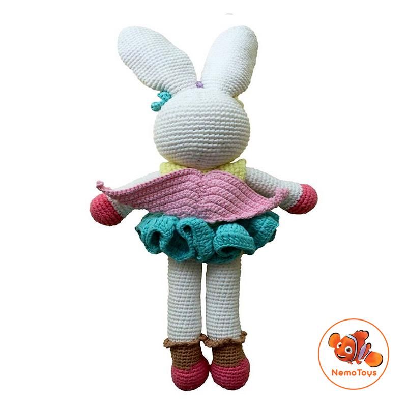 Thú len Handmade - Thỏ Tình Yêu