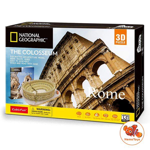  Mô hình giấy 3D CubicFun - Đấu trường La Mã - Colosseum - MC055h 