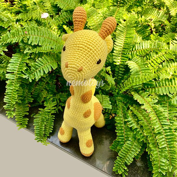  HƯƠU VÀNG (43CM) - Thú bông bằng len handmade, Thú len Amigurumi, Búp bê len handmade 