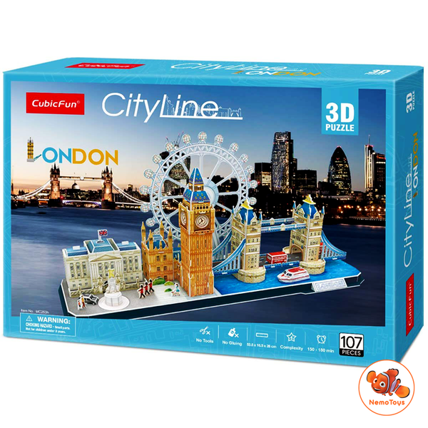  Mô hình giấy 3D CubicFun - City Line  London - MC253h 