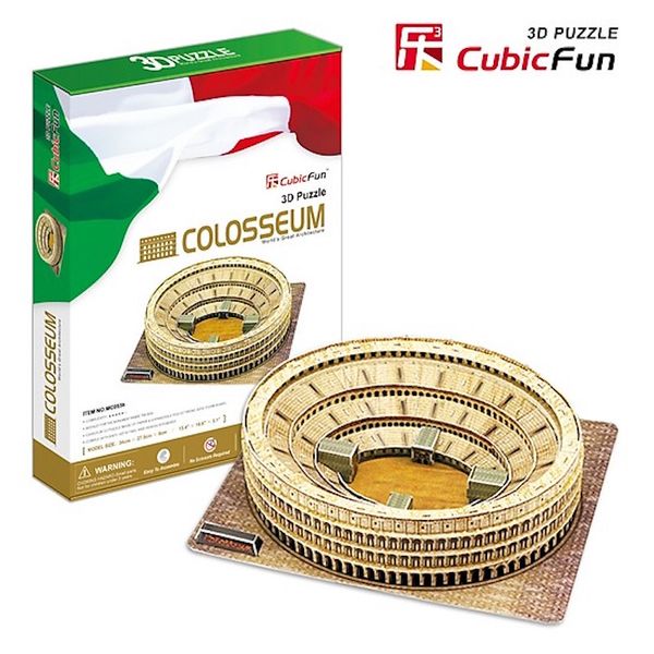  Mô hình giấy 3D CubicFun - Đấu trường La Mã - Colosseum - MC055h 