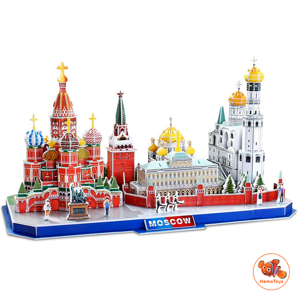  Mô hình giấy 3D CubicFun - City Line Moscow Nga - MC266h 