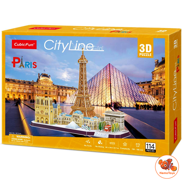  Mô hình giấy 3D CubicFun - City Line Paris - MC254h 