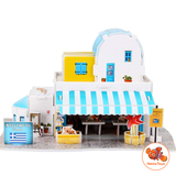  Mô hình giấy 3D CubicFun - Bộ nhà truyền thống Hy Lạp - Souverni shop- W3167h 