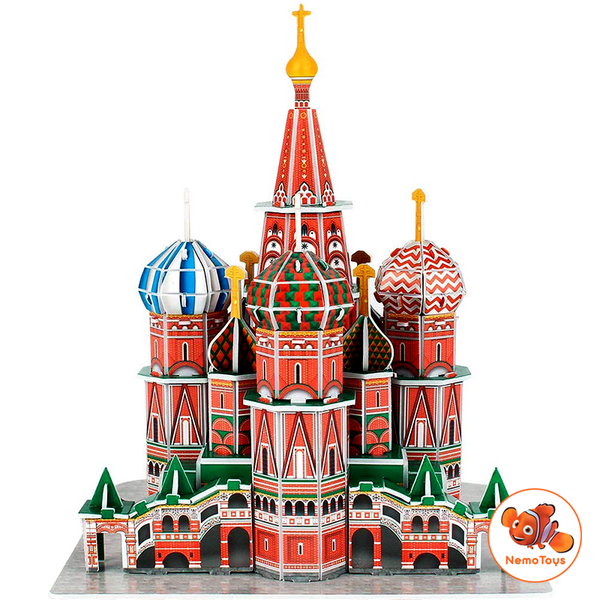  Mô hình giấy 3D CubicFun - Quảng Trường Đỏ ST.Basil’s Cathedral -  C239h 