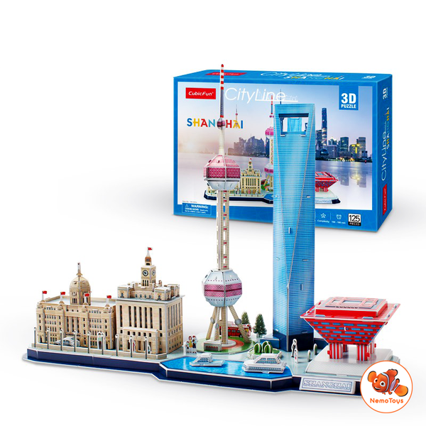  Mô hình giấy 3D CubicFun - City Line Thượng Hải - MC265h 