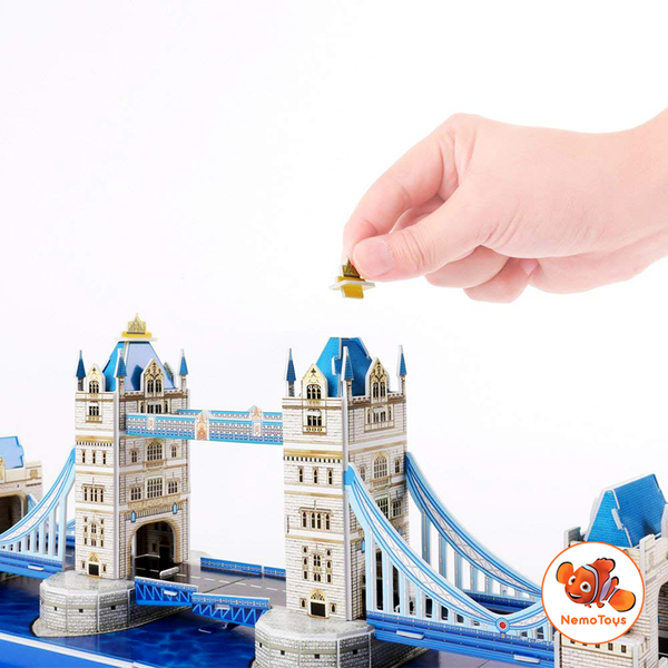  Mô hình giấy 3D CubicFun - Cầu tháp London - Tower Bridge - MC066h 