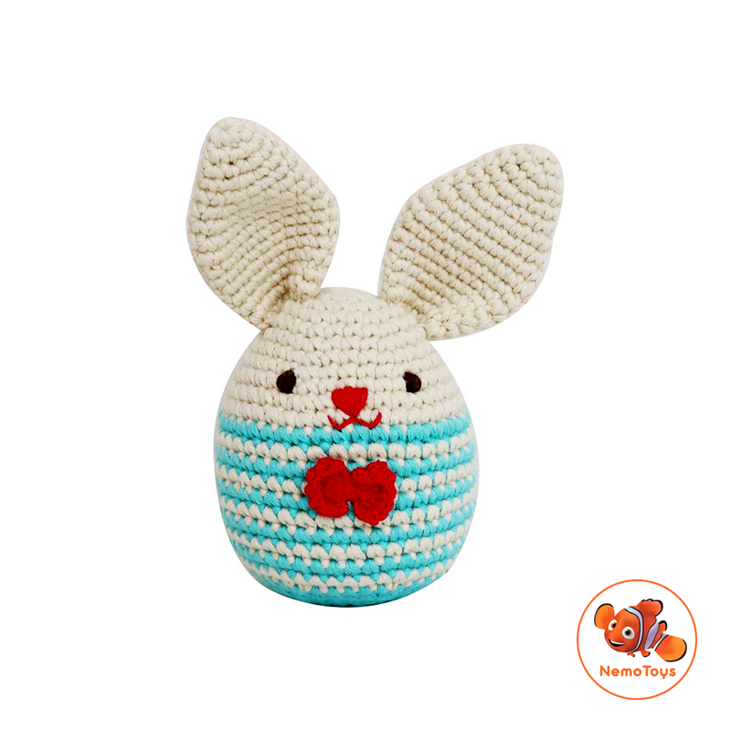 Thú len Handmade - Trứng Thỏ Trai