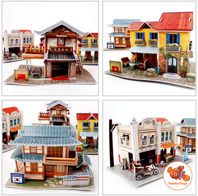  Mô hình giấy 3D CubicFun - Asia Style -W3190h 