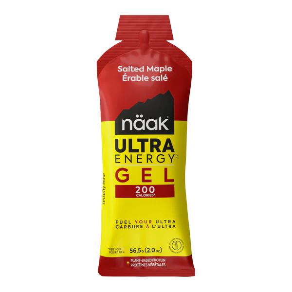Gel năng lượng Naak Utral Energy Gel 57g - 200 Calo Vi Caramel cây phong