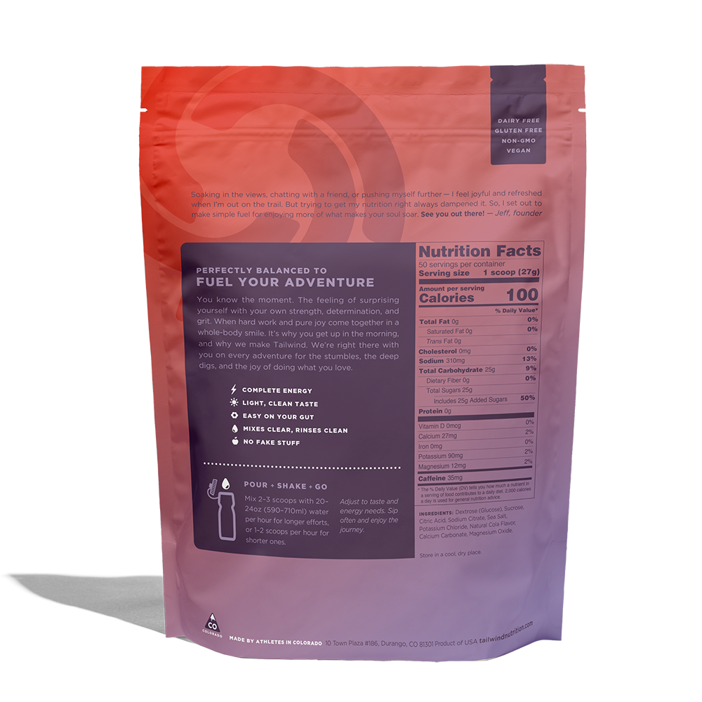 Bột năng lượng Tailwind Colorado Cola Cafeinated