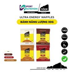 Bánh năng lượng Naak Ultra Energy Waffles 30g