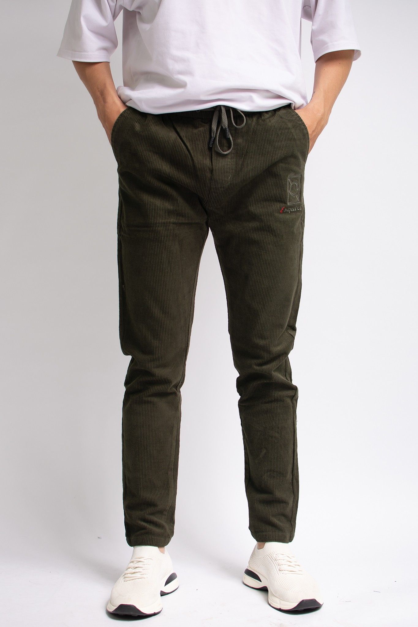 Quần Dài Thể Thao Joggers Nam Xanh Rêu - J010