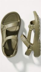 Sandal Teva ngoại cỡ cao su đúc nguyên khối - Xanh rêu