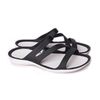 Dép sandal nữ Crocs 3 quai chéo- Đen