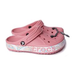 Giày sục Crocs nữ xuất khẩu - Hồng đế hoa