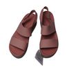 Sandal Crocs độn đế có quai ngang dư xịn- Hồng nhạt