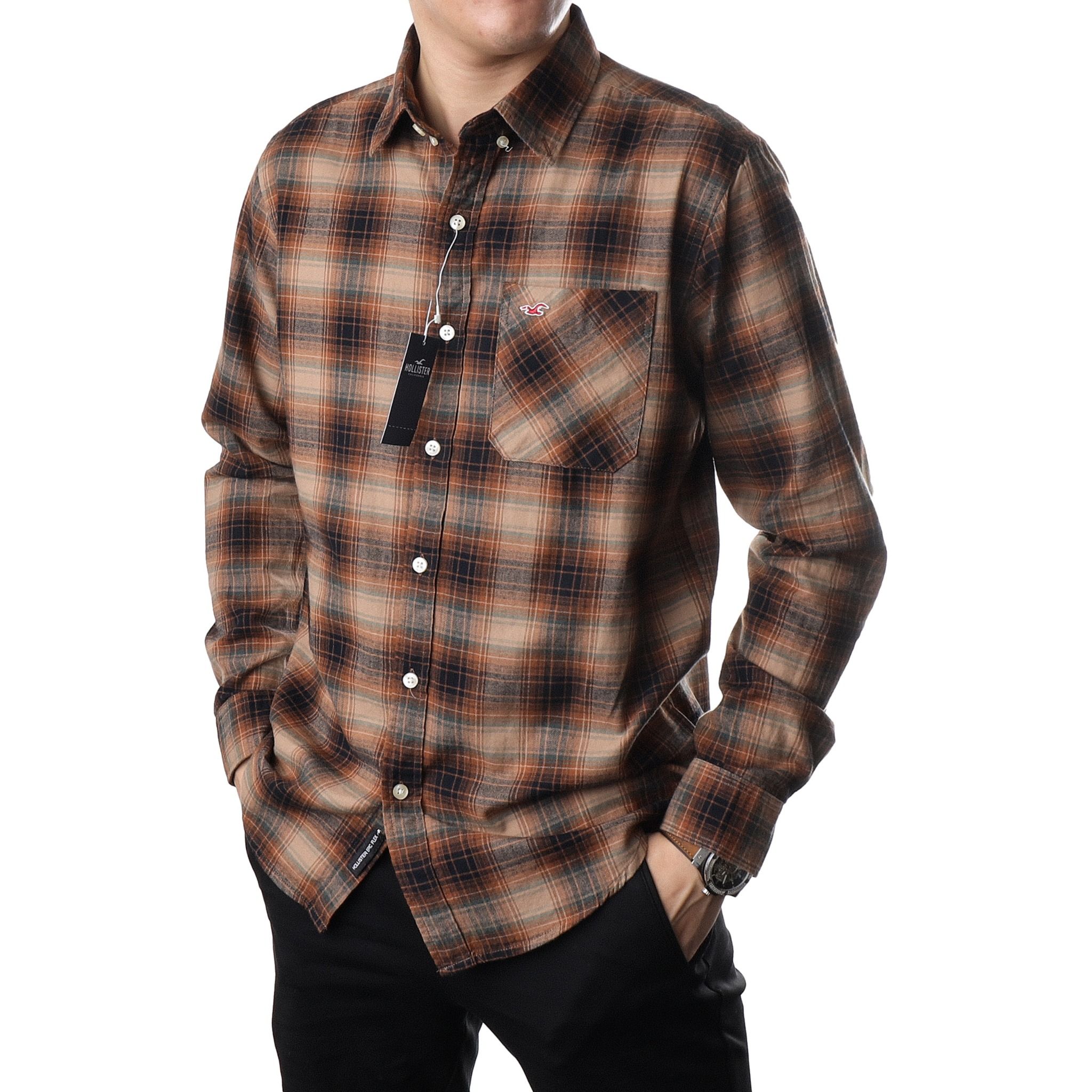  SƠ MI FLANNEL HOLLISTER 7M 