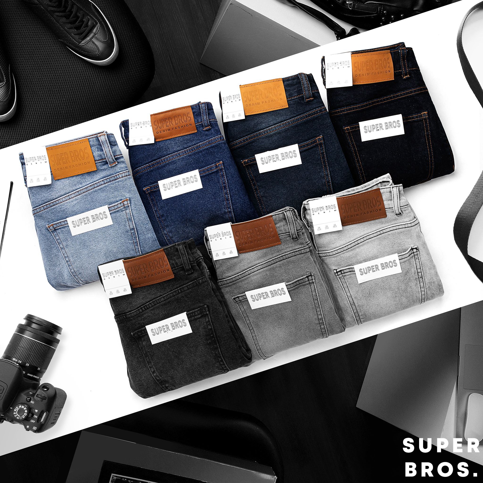 JEAN SUPER BROS WASH 7M