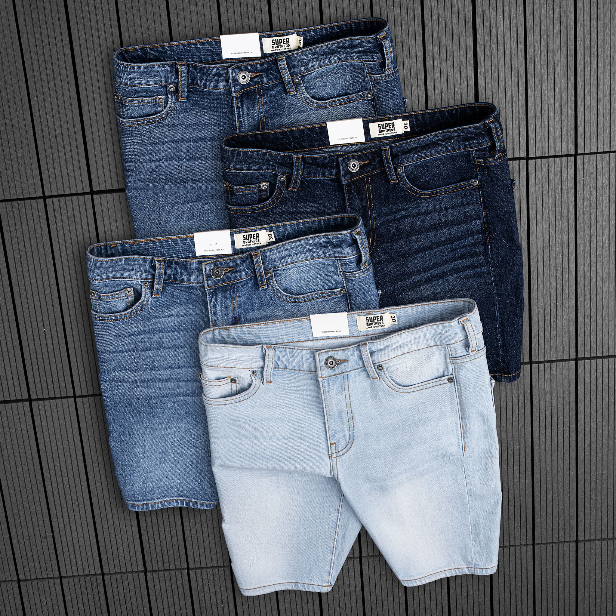  SHORT JEAN SUPER BROS WASH LIGH 4M 