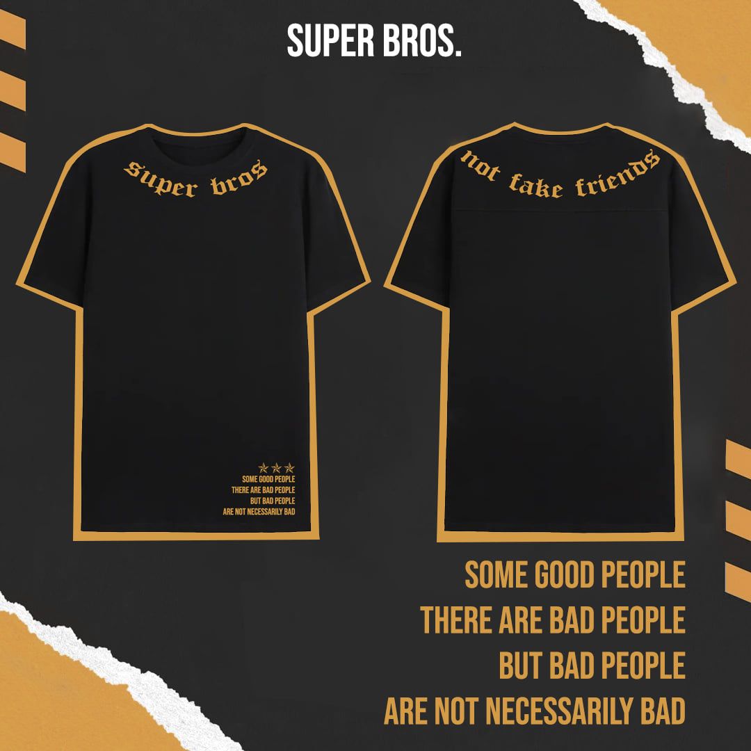 THUN SUPER BROS BLACK