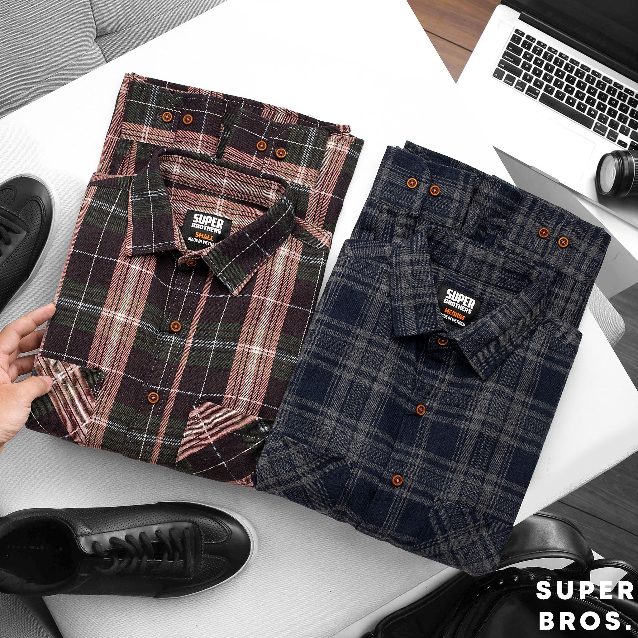 SƠ MI FLANNEL S.BROS