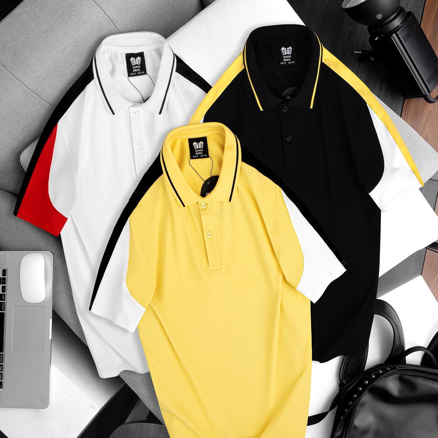 POLO SUPER BROS PHỐI TAY