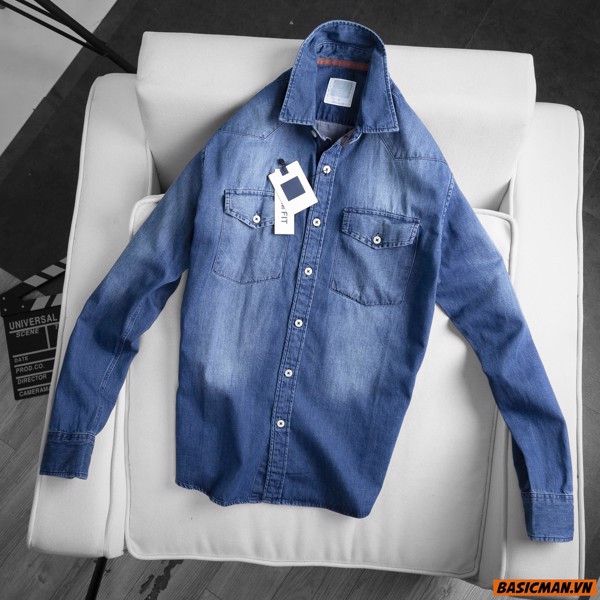 SƠ MI DENIM GAP
