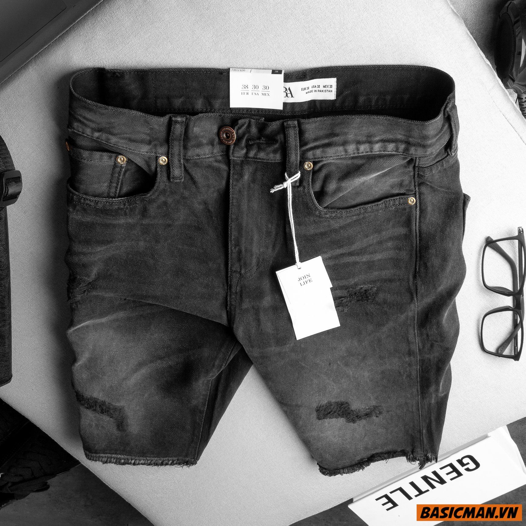 SHORT JEAN ZR WASH XÁM