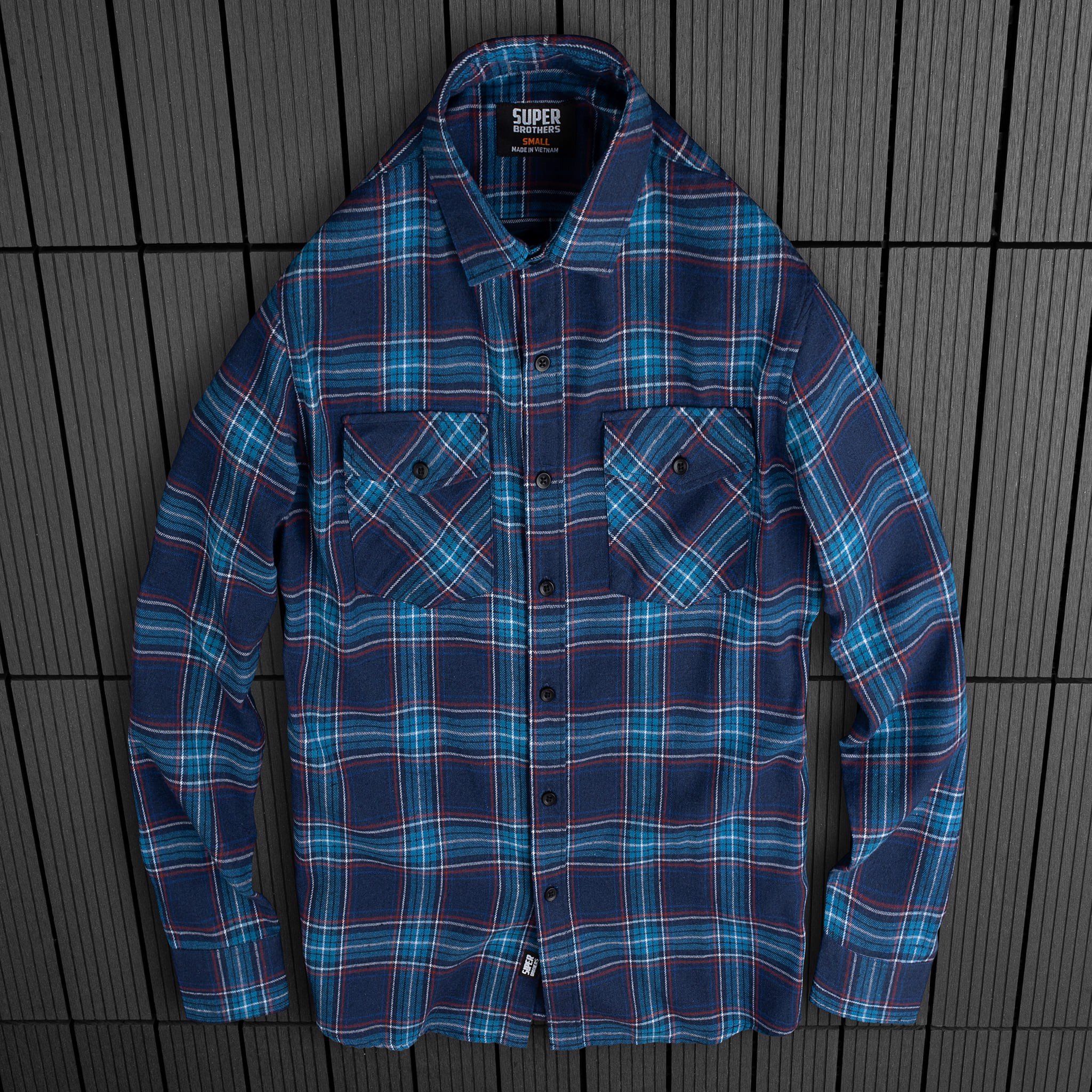 SƠ MI FLANNEL SUPER BROS 02