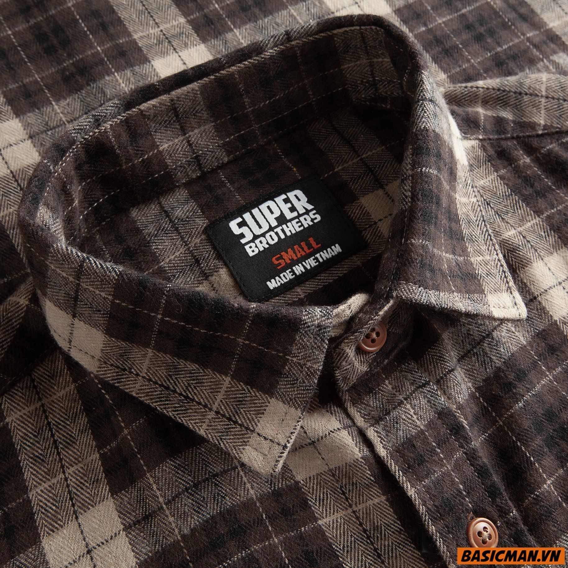 SƠ MI FLANNEL SUPER BROS 6M