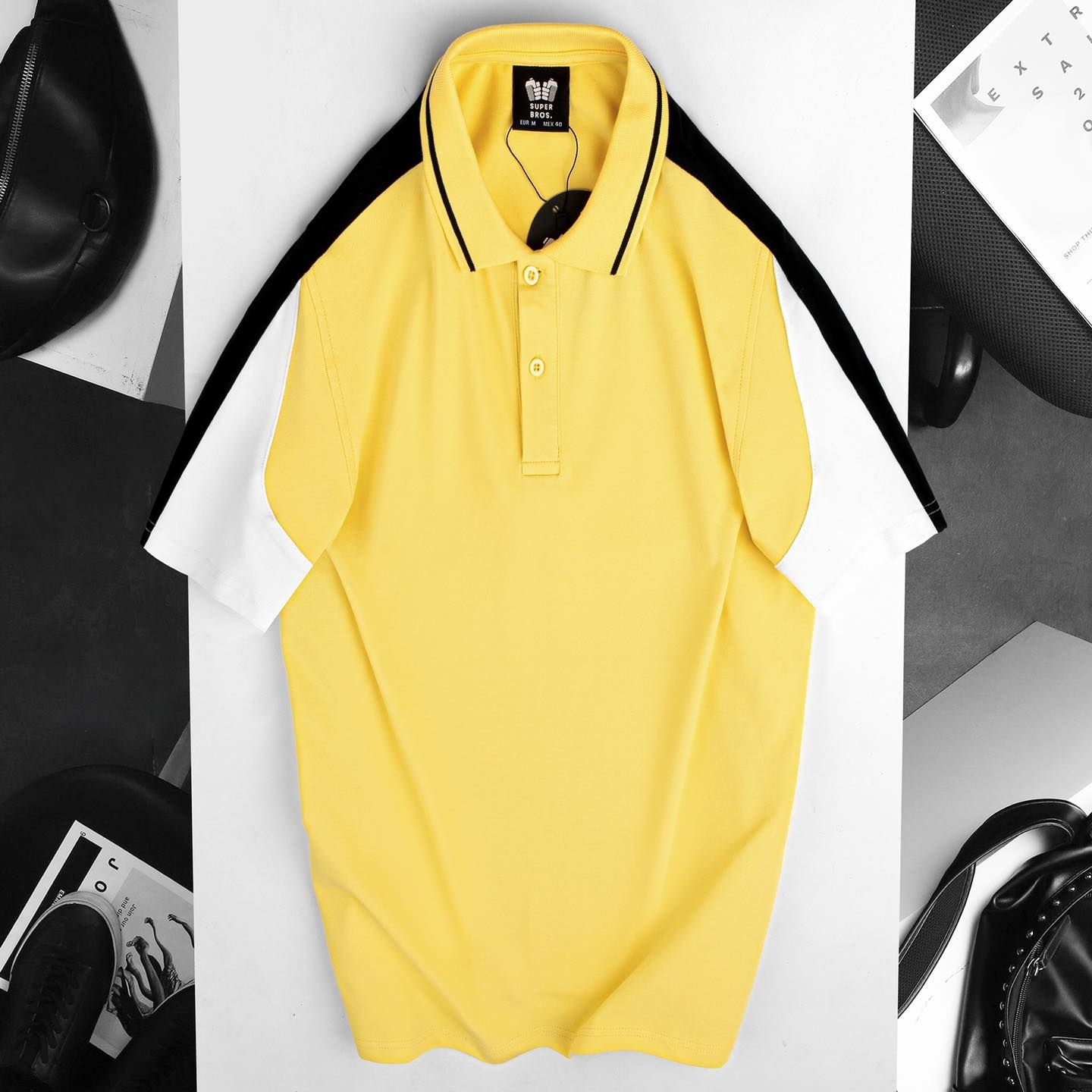 POLO SUPER BROS PHỐI TAY