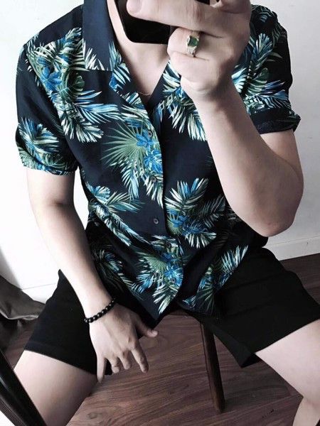 SƠ MI HOA ZR NGẮN TAY